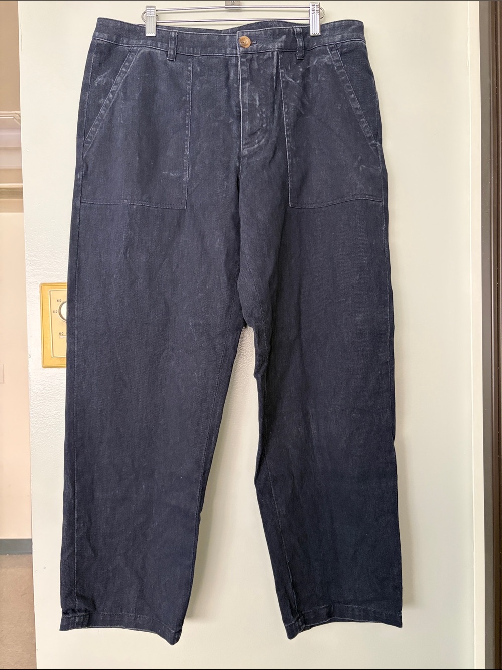 Ché Men's Casual Navy Workwear Pants